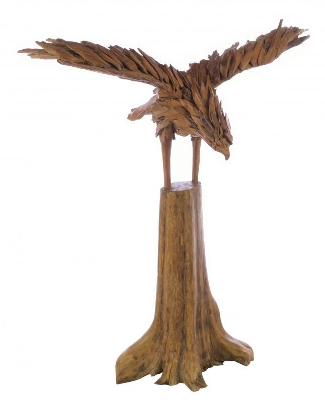 Product photograph of Ancient Mariner Tree Root Driftwood Eagle from Choice Furniture Superstore.